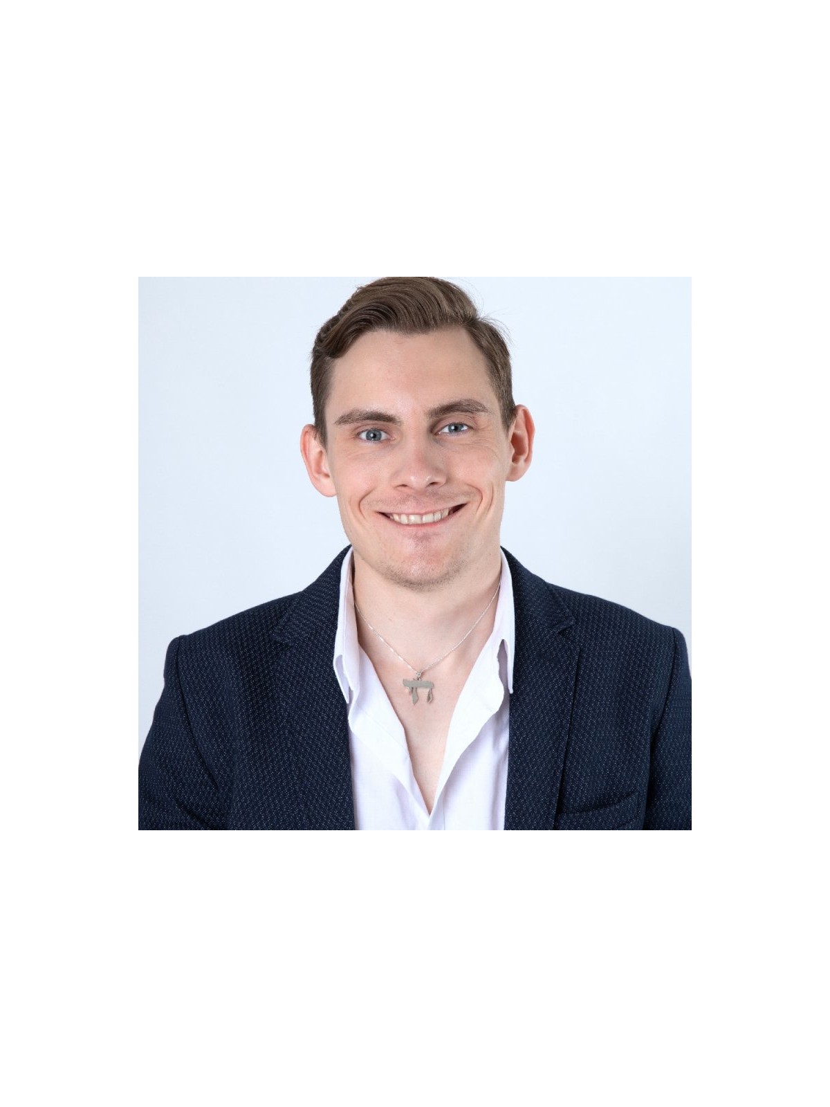 Sterling Silver Pendant Necklace CHAI | Jewish Gift from Israel