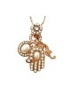 Pendentif oriental Hamsa par Amaro | Colliers Amaro