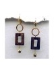Boucles d'oreilles géométriques d'automne par Edita | Boucles d'oreilles par Edita Jewelry
