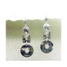 Dazzling Silver Mix Earring by Edita | Earrings by Edita Jewelry