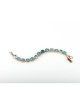 Amaro Bracelet plaqué or rose fabriqué à la main Bleu... | Bracelets Amaro