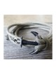 Triple Wrap Bracelet with Silver Plated Anc... | *Overstock & Specials