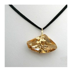 Gold Nugget Style Necklace by Edita | Necklaces by Edita Jewelry