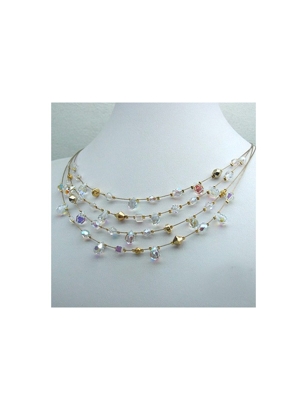 Bridal Bouquet Necklace by Edita | Necklaces by Edita Jewelry