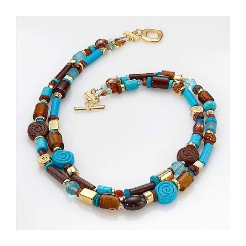 Collier de gloire égyptienne par Edita | Colliers par Edita Jewelry
