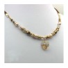 Champagne Heart Necklace by Edita | Necklaces by Edita Jewelry