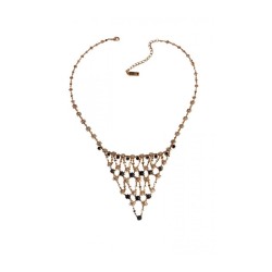 Amaro Handmade Necklace Semi Precious Black Ge... | Necklaces by Amaro