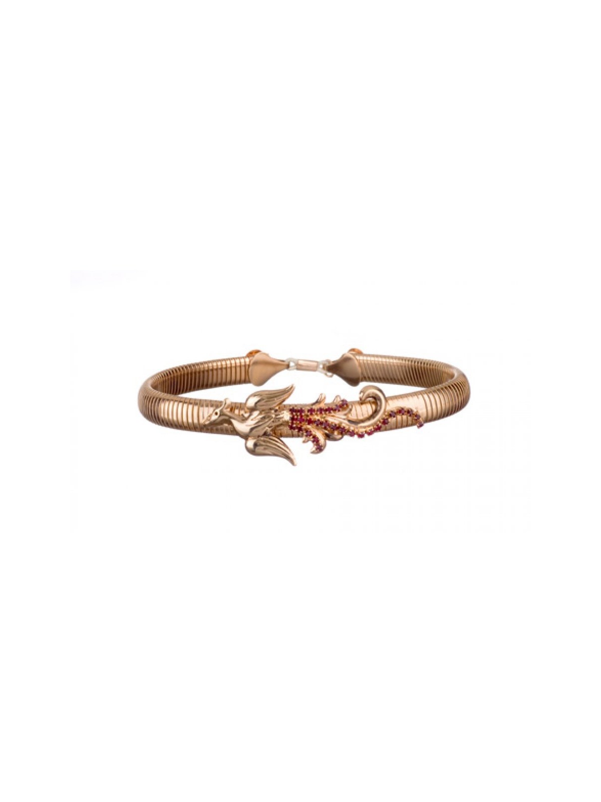 Amaro Bracelet artisanal plaqué or rouge Ban... | Bracelets Amaro