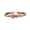 Amaro Handcrafted Bracelet Red Gold Plated Ban... | Bracelets by Amaro