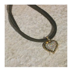 Collier coeur brillant par Edita | Colliers par Edita Jewelry