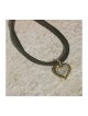 Collier coeur brillant par Edita | Colliers par Edita Jewelry