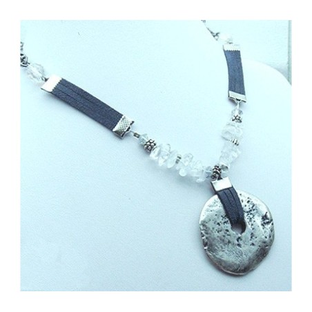 Eye Catching Pewter Necklace | Necklaces by Edita Jewelry