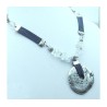 Eye Catching Pewter Necklace | Necklaces by Edita Jewelry