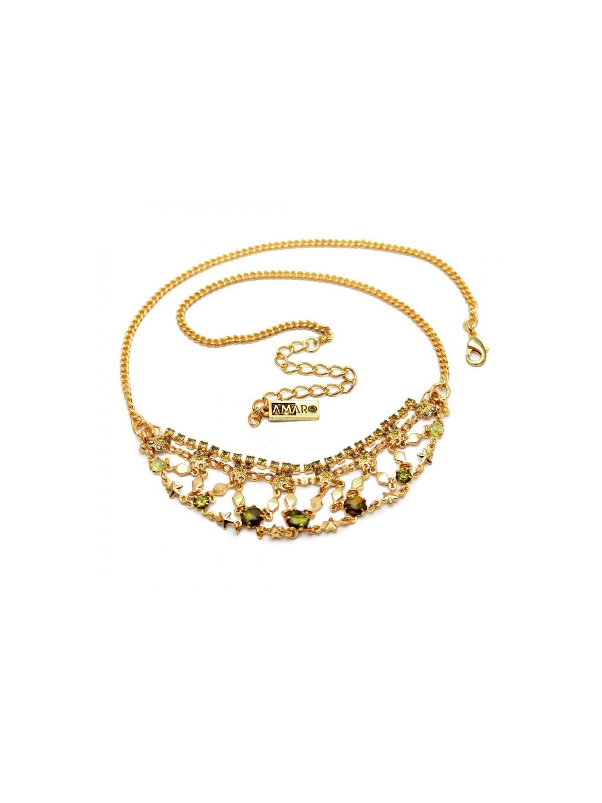 Amaro Collier en Jaspe de Style Vintage Fait Main L... | Colliers Amaro