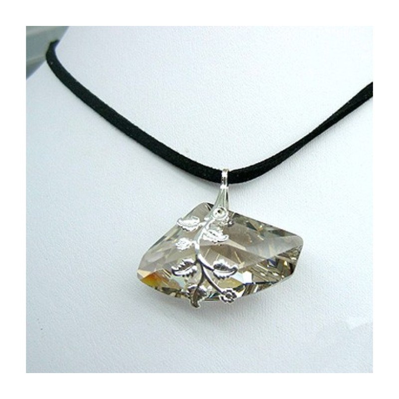 Silver Nugget Style Necklace by Edita | Necklaces by Edita Jewelry