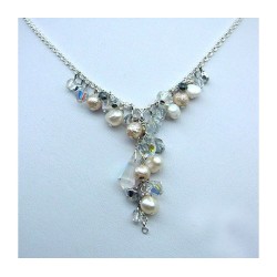 Collier bleu nuptial par Edita | Colliers par Edita Jewelry