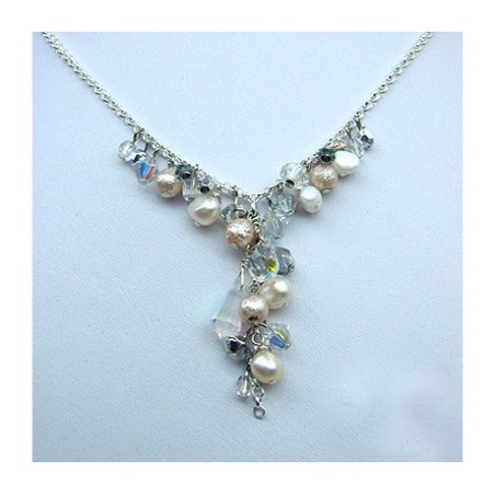 Bridal Blue Necklace by Edita | Necklaces by Edita Jewelry