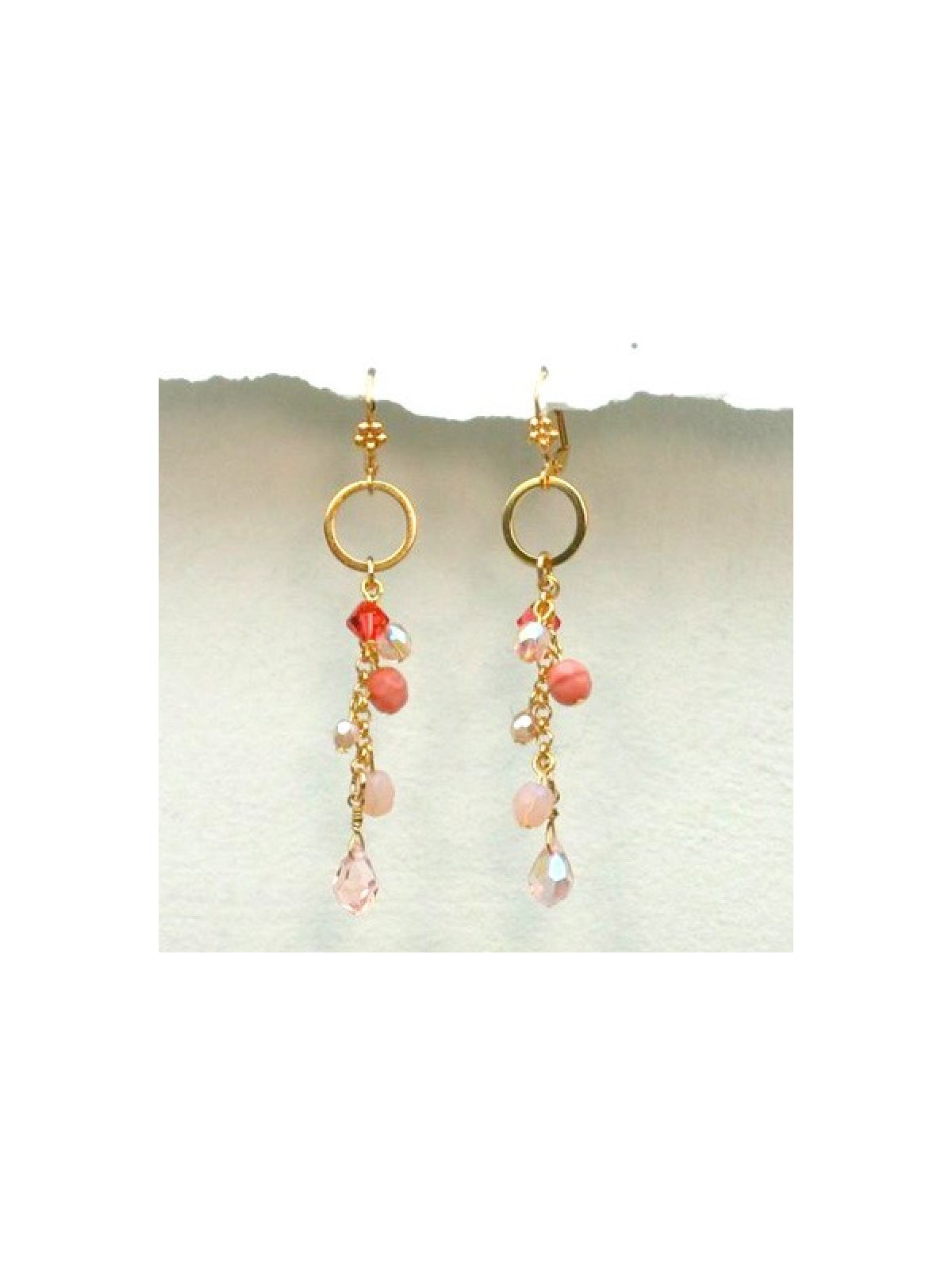 Pink Glamour Girl Earrings by Edita | Earrings by Edita Jewelry