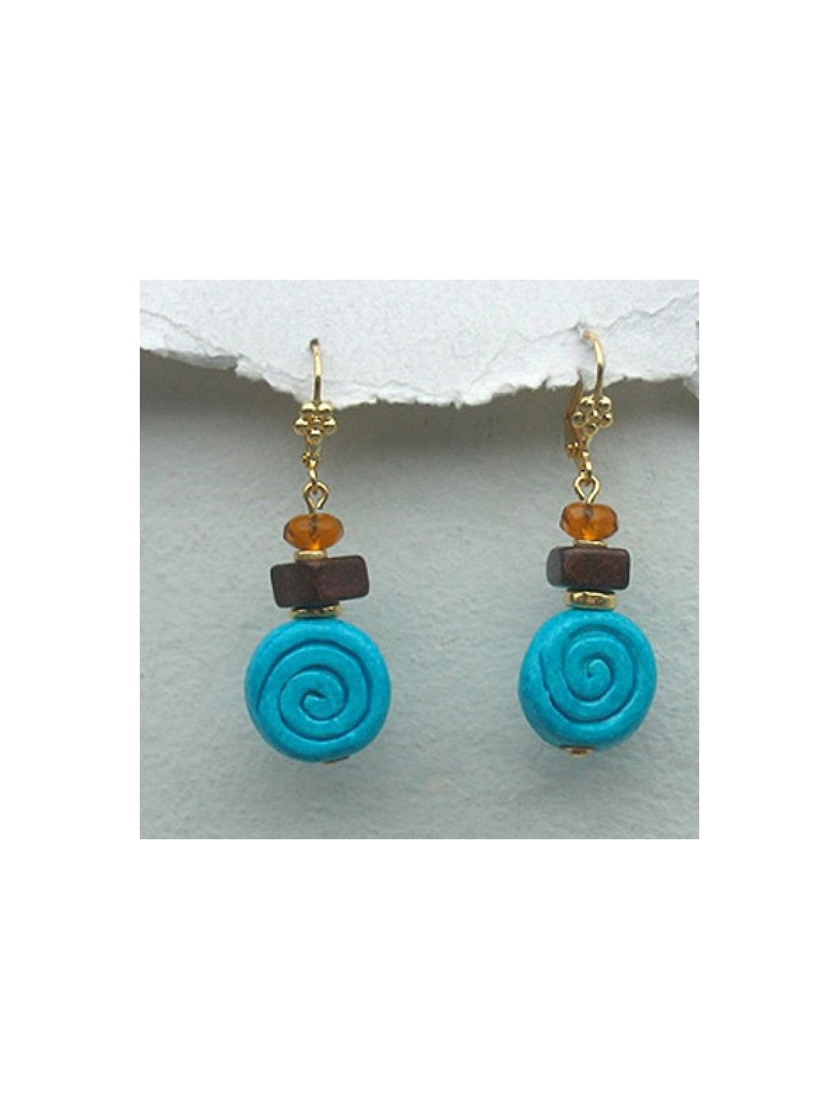 Exotic Egyptian Earring by Edita | Earrings by Edita Jewelry