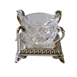 Salt Dish with glass holder | Salt & Pepper Shakers