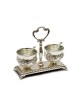 Elegant Silver Plated Salt and Pepper Dish | Salt & Pepper Shakers