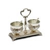 Elegant Silver Plated Salt and Pepper Dish | Salt & Pepper Shakers