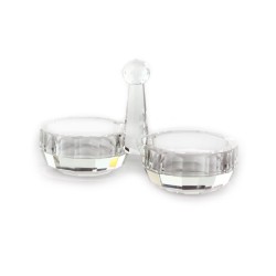 Crystal Salt and Pepper Dish | Salt & Pepper Shakers