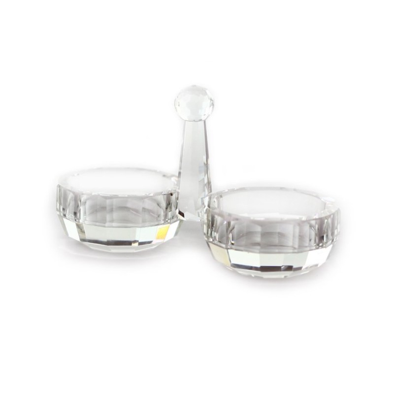 Crystal Salt and Pepper Dish | Salt & Pepper Shakers