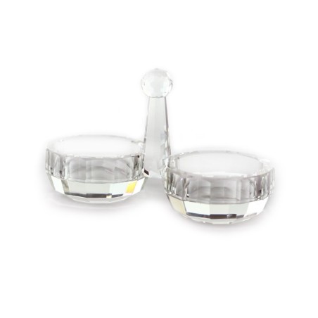 Crystal Salt and Pepper Dish | Salt & Pepper Shakers